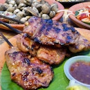 《Pork Satay ala Bangkok》Layers of glistening goodness.