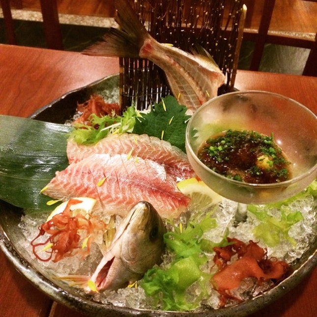 Isaki sashimi 