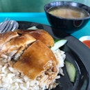 Soya Sauce Chicken Rice ($3), Additional Dumping In Soup ($1.10)