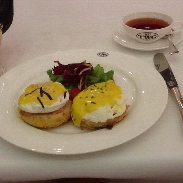 My lunch earlier at tWG Pavilion KL #lunch #egg #benedict #instafood #tea #twg #traveling #kl #malaysia