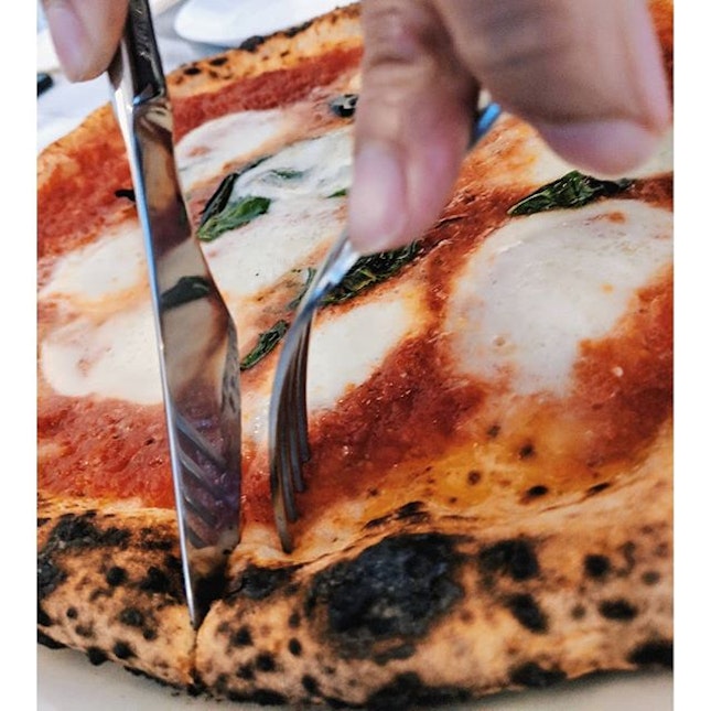 So I haven't been to Naples but I'm told this is legit Neapolitan-style pizza.
