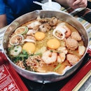 Tom Yum Seafood Noodles Wok (Big Mama Wok) — $22