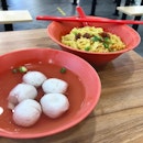 Fishball Mee Pok [Dry] @ Thye Hong Fishball Noodle 太豐鱼圆面 | Blk 233 Bukit Batok East Avenue 5.