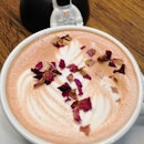 Rose Caramel Latte($6)🌹