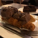 Awesomely Chocolate Ice Cream with Croissant ($5.20)