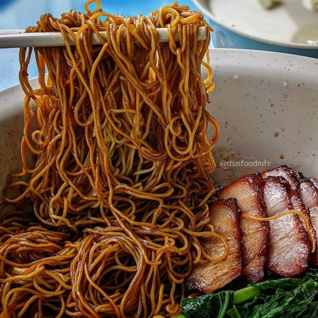 Noodle with Char Siew and Wonton ($6)