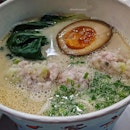 Meatball Collagen Broth Noodles ($8.90) 