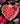 Heart Shaped Cherry Berry Praline Tart 