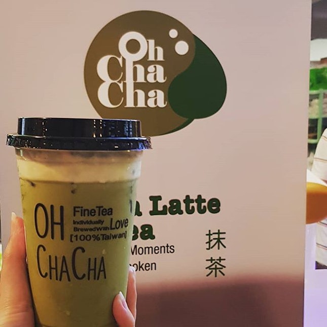 Tried the Matcha Latte $4.50 from @ohchachasg at their newest outlet over at @tampines1 today.