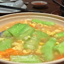 Stir-fried Gourd With Glass Noodles & Egg