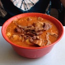 Crispy Pork Belly Curry Noodle