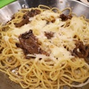Truffle Spaghetti With Cream Sauce