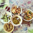 Home cooked lunch with lotus root soup on the side!(: