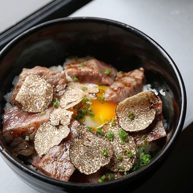 Can never say no to Wagyu Beef Don, what’s more a truffled version!