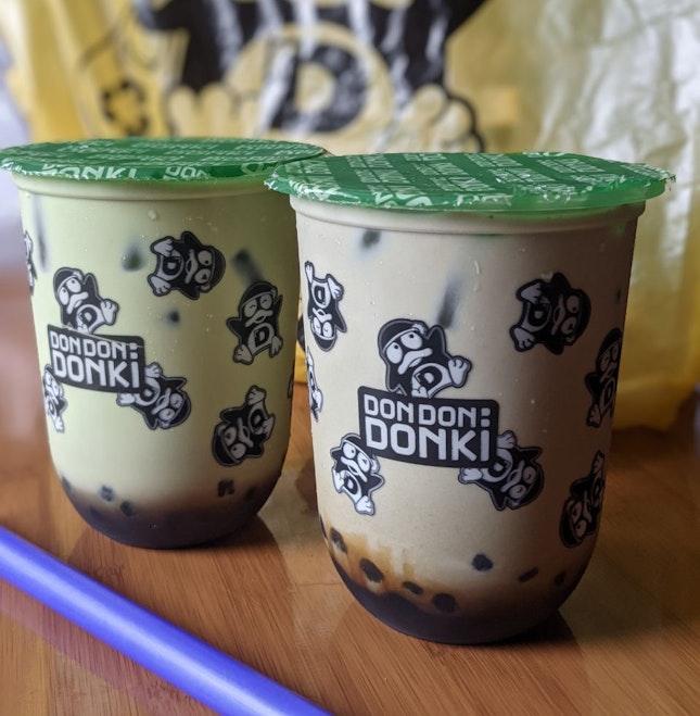 Houjicha & Matcha Brown Sugar Bubble Milk ($4.90 Each)