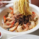 Big Prawn Noodle, located at small Coffeeshop Block 443 Ang Mo Kio.