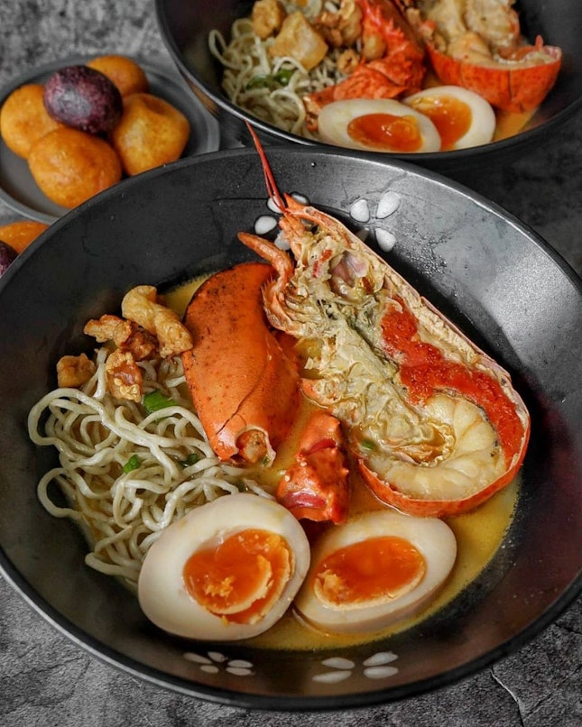 My Scrumptious lunch, Bakmie Lobster, New products from @indocinfood collaborate with @towkayneo.sg.