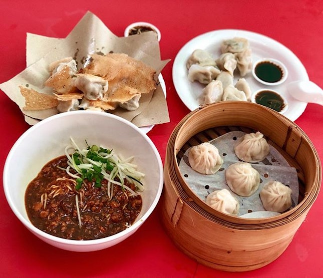 Xiao Long Bao($6 for 10pcs), Pan-fried Dumplings($6 For 10pcs), Dumplings ($5 For 10pcs) - Michelin Plate