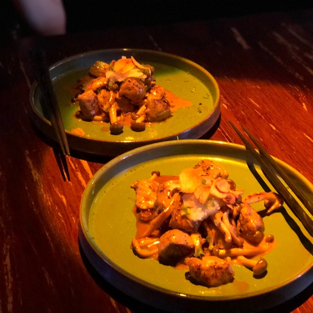 Beef cubes with mushroom $18++