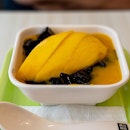 Mango Sago with Grass Jelly