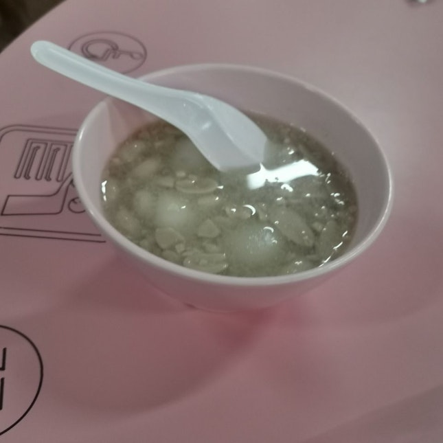 Peanut Soup With Rice Ball For $2
