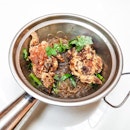 Glass Noodle Claypot with Soft Shell Crab