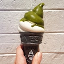Matcha Dip Soft Serve is def worth a try