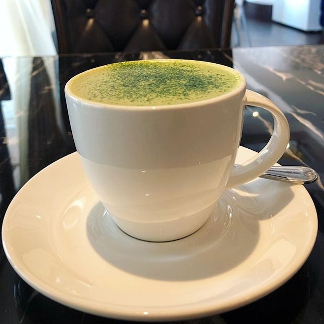 Always ready for a good cup of green tea latte, anytime, anywhere.