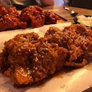 If your chicken is still crispy and succulent after all the sauces, you know it’s a good Korean chicken.