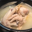 #yummy samgyetang (Ginseng Chicken soup) but so-so Sundubu Jjigae (soft tofu stew) from @seoulyummy .