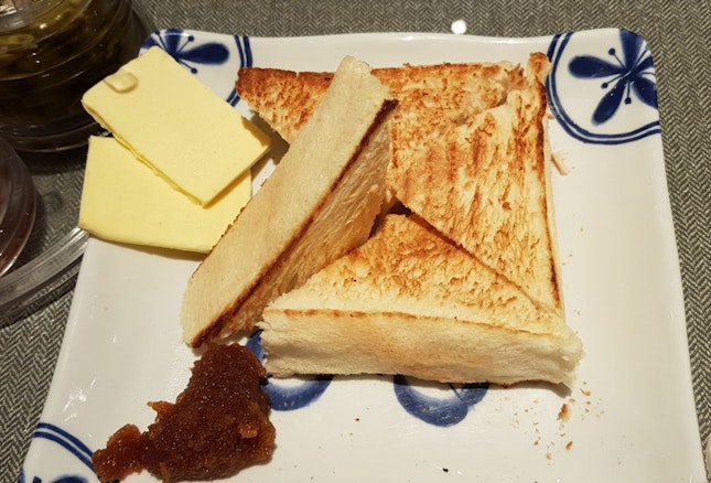 Thick kaya butter toast