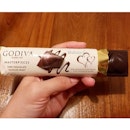 Dark chocolate bar from Godiva!