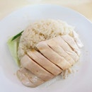 Chicken rice from Tiong Bahru Hainanese Boneless Chicken Rice in Changi Village!