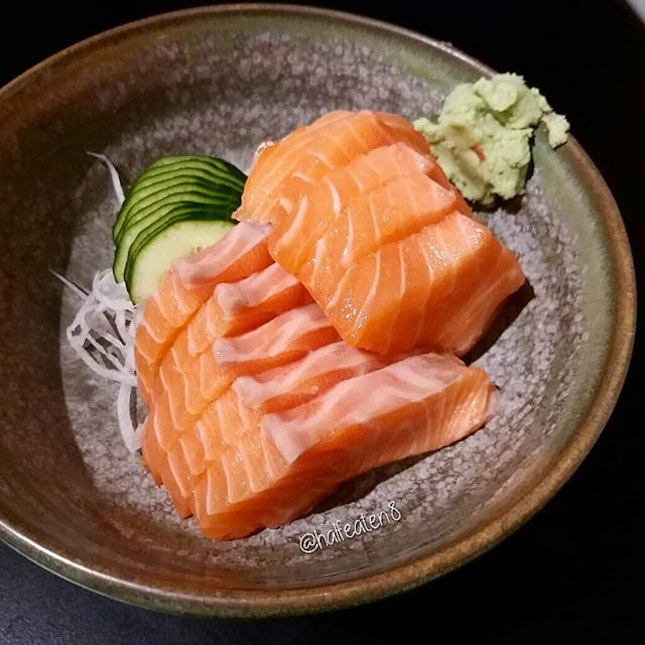 Salmon Sashimi from Peace Japanese Cuisine!