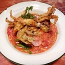 Soft Shell Crab Pasta from Hashtag Cafe!