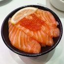 Mini Salmon Don from Genki Sushi!