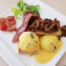 Starting your day right with Eggs Benedict!