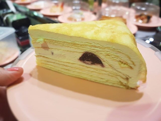 Have you tried Sushi Express's crepe cake?