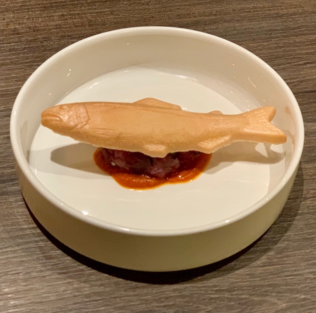 Raw Tuna, Pizzaiola-style By Chef Kotaro