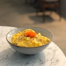 Boss’ Scrambled Eggs on Japanese Pearl Rice with Ikura