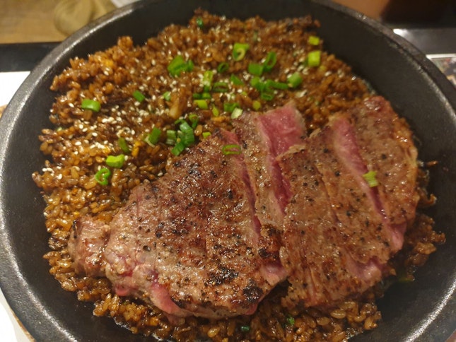 Steak Charred Rice