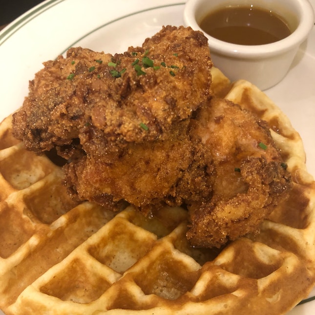 Chicken & waffles - Not Worth the Calories
