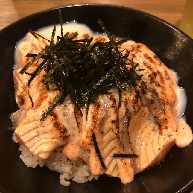 Mentaiko Salmon with Onsen 🥚