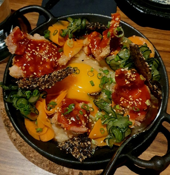 Korean Fried Chicken Rice ($18/$34)
