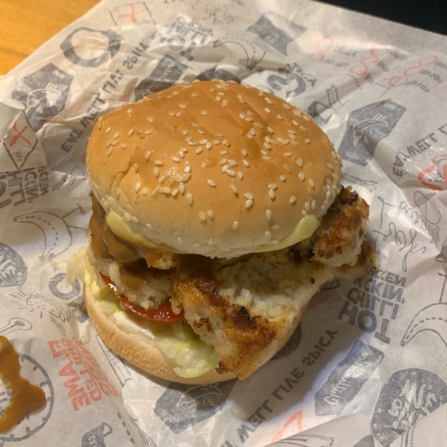 Triple Grilled Chicken Burger ($9.90)