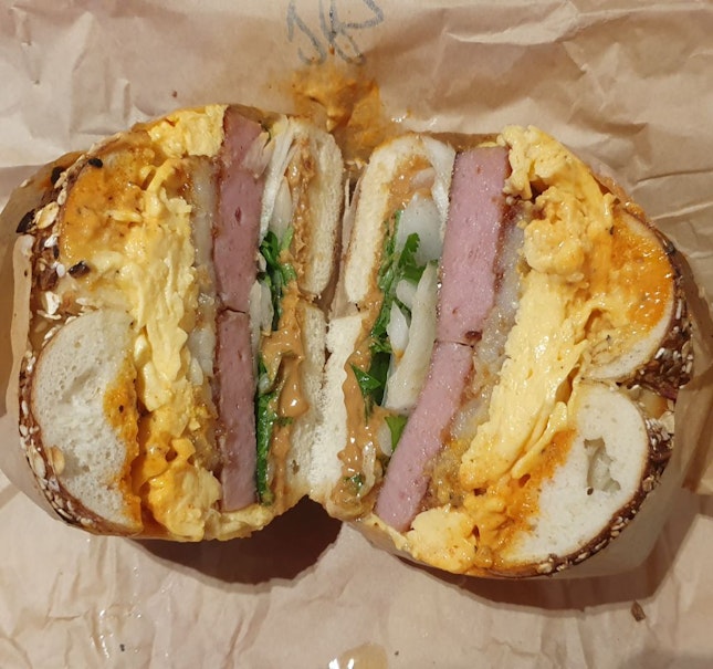 Great Bagel Sandwich