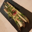 Asparagus With Crispy Serra no And Manchego