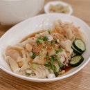Shrimp & Pork Wanton Noodle w Housemade Sauce ($10++)