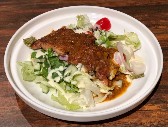 Chicken Satay Salad ($6.90)