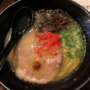 Decent ramen with a great selection of (free!) sides